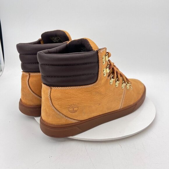 Timberland Groveton Alpine Men Size 13 6918B Brown Wheat Nubuck Leather Boot - Picture 5 of 14